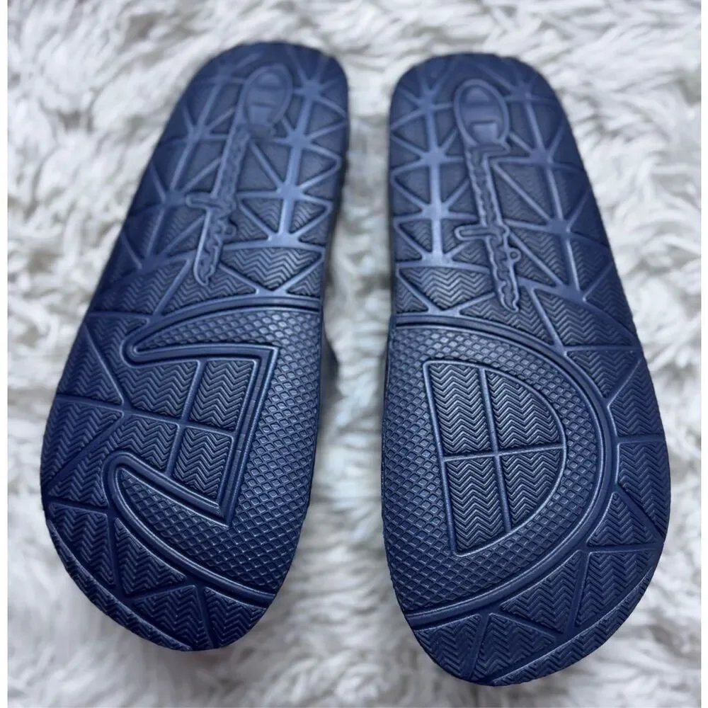 BNWOT Blue Champion Slides Size 2 Boys